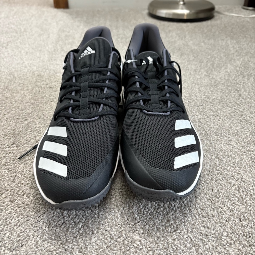 Adidas Speed Turf Shoes Men’s Size 12 1/2 or 12.5 Black, Gray, White NWT NIB